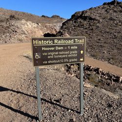 Historic Railroad Trail - Almost made it to the Hoover Dam