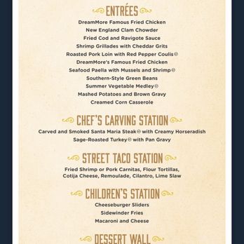 Song & Hearth - The Menu of cold food including the "Street Taco Station" - Buffets Near Me - Pigeon Forge, Tennessee Song & Hearth - The Menu of cold food including the "Street Taco Station" - Buffets Near Me - Pigeon Forge, Tennessee