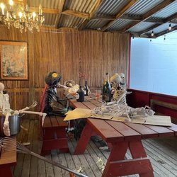 Pix Patisserie - Still life with wine and skeletons