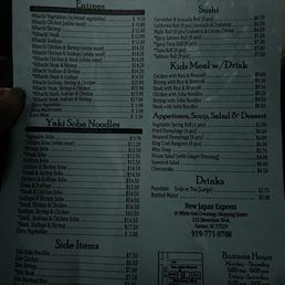 Menu Menu