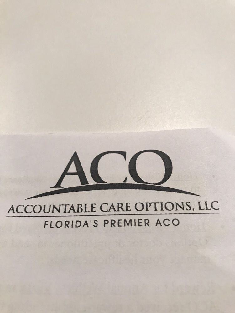 ACCOUNTABLE CARE OPTIONS Updated August 2024 2240 Woolbright Rd