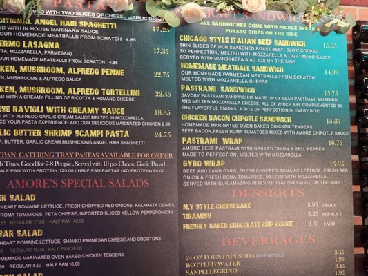 Menu photo 2 Pizza Amore Cafe San Juan Capistrano, CA Menu photo 2 Pizza Amore Cafe San Juan Capistrano, CA