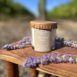 Flowers In The Alley - Escape to a serene lavender field with our Lavender Fields candle. A calming blend of white sage and lavender.
