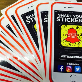 StickerGiant - Custom shaped stickers of whatever your design is, even a mobile phone promoting other places people can find your company. - Printing Services Near Me - Longmont, Colorado StickerGiant - Custom shaped stickers of whatever your design is, even a mobile phone promoting other places people can find your company. - Printing Services Near Me - Longmont, Colorado