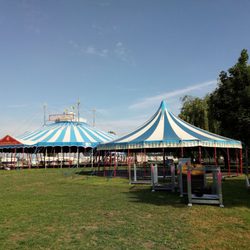 Circus Roncalli - Zelte sind schon aufgebaut. / The tents are already set up