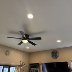 J M Handyman - fan and recessed lighting done by Mr Wizard