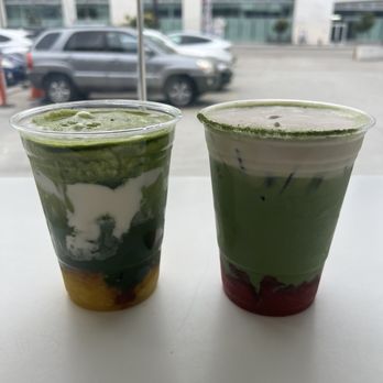 DAMO - Mango cream matcha and strawberry matcha - Coffee & Tea Near Me - Los Angeles, California