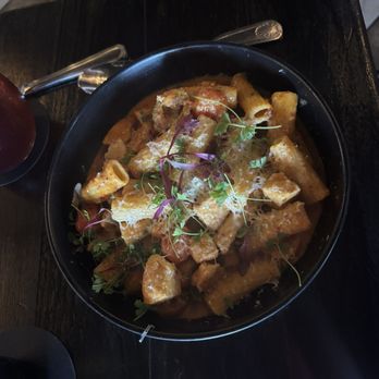 The Ravens Nest - Spicy vodka rigatoni with chicken added - Breakfast & Brunch Near Me - Quartz Hill, California The Ravens Nest - Spicy vodka rigatoni with chicken added - Breakfast & Brunch Near Me - Quartz Hill, California