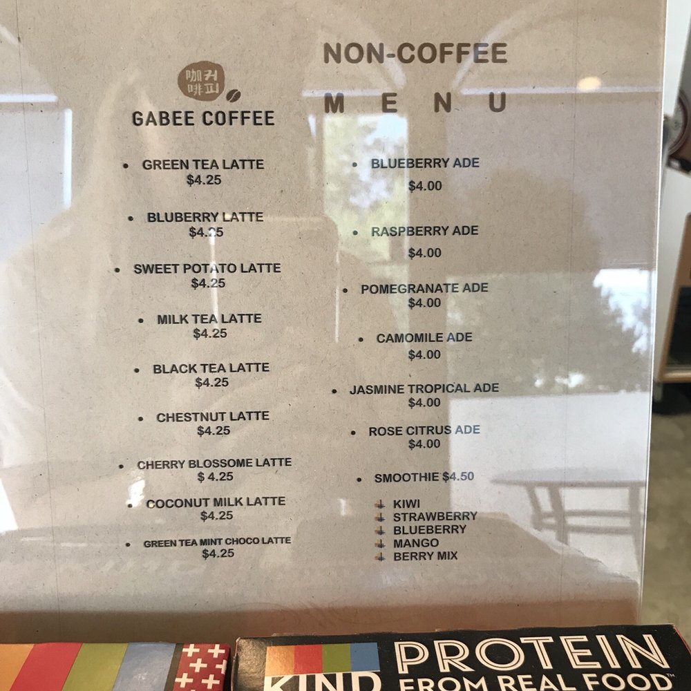 Gabee Coffee - Menu pt. 2 - Coffee & Tea Near Me - Boulder, Colorado Gabee Coffee - Menu pt. 2 - Coffee & Tea Near Me - Boulder, Colorado