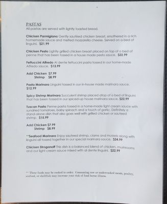 Menu photo 3 The Pelican Bistro Port Orange, FL