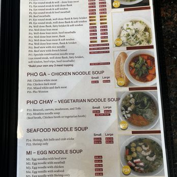 Pho Now - Menu - Vietnamese Near Me - Houston, Texas