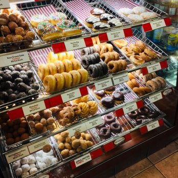 Tim Hortons - a variety of donuts in a display case - Coffee & Tea Near Me - Dublin, Ohio