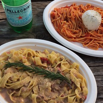 ARTIPASTA - Tagliatelle in house sauce and spaghetti in tomato sauce. - Italian Near Me - Austin, Texas ARTIPASTA - Tagliatelle in house sauce and spaghetti in tomato sauce. - Italian Near Me - Austin, Texas