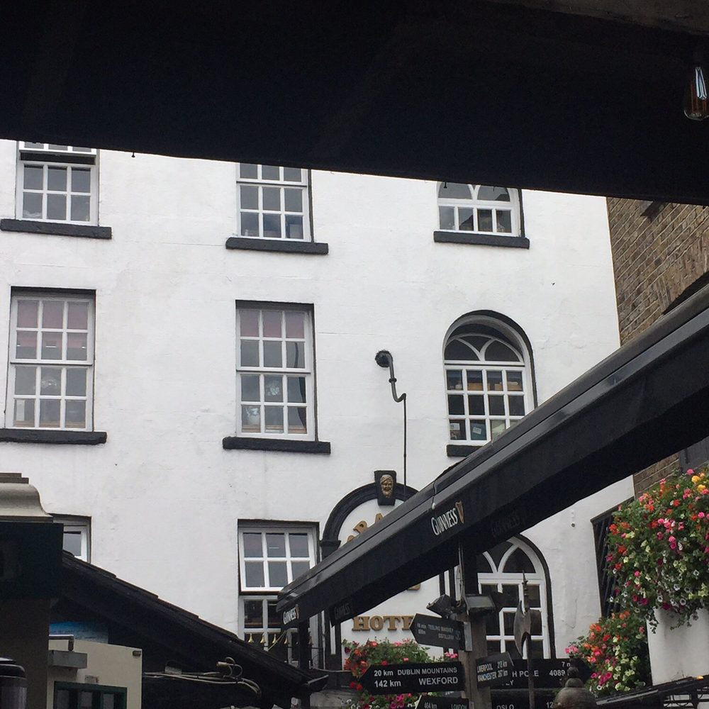 The Brazen Head - View from inside patio area seating . Cozy & quaint - Pubs Near Me - Dublin, D