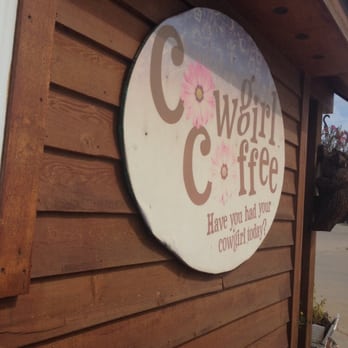 Cowgirl Coffee - a sign on the side of a building - Coffee & Tea Near Me - Edmond, Oklahoma Cowgirl Coffee - a sign on the side of a building - Coffee & Tea Near Me - Edmond, Oklahoma