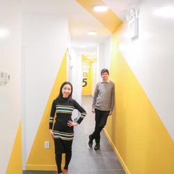 SUPtown Music & Arts - Yellow Tunnel designed by Co-Founder, Gigi Gilsinan
