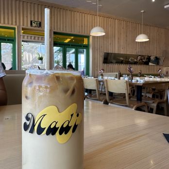 Madi - Iced Salted Toffee Latte - Breakfast & Brunch Near Me - San Diego, California Madi - Iced Salted Toffee Latte - Breakfast & Brunch Near Me - San Diego, California