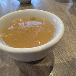 Bella’s Inasal - Complimentary soup.