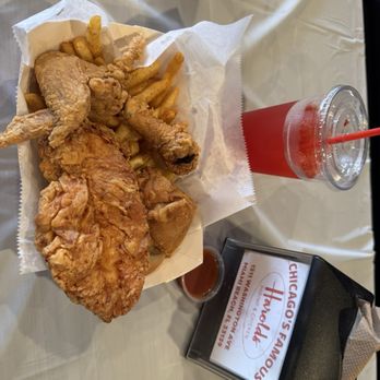 Harolds Shrimp and Chicken - Half chicken mixed. - Hookah Bars Near Me - Miami Beach, Florida Harolds Shrimp and Chicken - Half chicken mixed. - Hookah Bars Near Me - Miami Beach, Florida