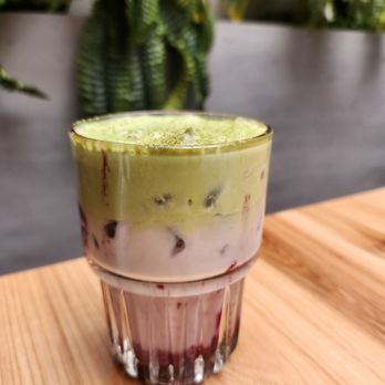 NEP Cafe - Wildberry Matcha Latte 4/5 - Breakfast & Brunch Near Me - Irvine, California NEP Cafe - Wildberry Matcha Latte 4/5 - Breakfast & Brunch Near Me - Irvine, California
