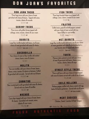 Menu photo 5 Don Juan's Mexican Kitchen Tenino, WA Menu photo 5 Don Juan's Mexican Kitchen Tenino, WA
