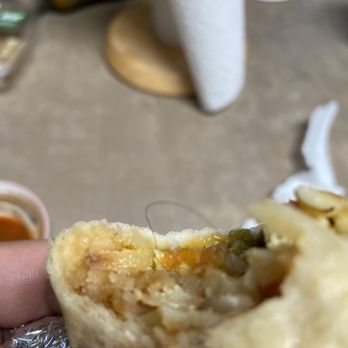 Frontier - Frontier Burrito with hair - Mexican Near Me - Albuquerque, New Mexico