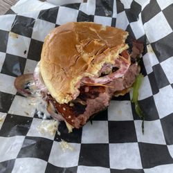 Gertie's - German bologna burger.