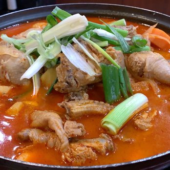 Hang Ari - Spicy chicken stew, this will feed 2-3 people - Korean Near Me - Ellicott City, Maryland