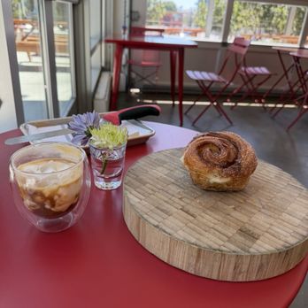 Izola - Coconut cream iced latte and morning bun - Bakeries Near Me - San Diego, California Izola - Coconut cream iced latte and morning bun - Bakeries Near Me - San Diego, California