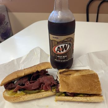 Bixby Plaza Cafe - pastrami sandwich & root beer - Cafes Near Me - Seal Beach, California