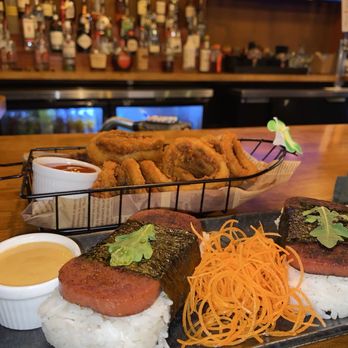 Aloha Tiki - Musubi / calamari. - Asian Fusion Near Me - Williamsburg, Virginia