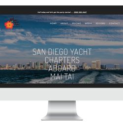 Ola Moana Marketing - Mai Tai Yacht Charters website designed by Ola Moana Marketing