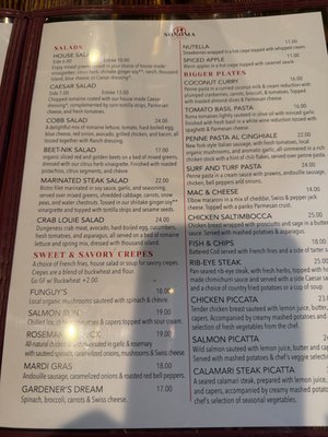 Menu photo 1 Sonoma Diner Santa Rosa, CA Menu photo 1 Sonoma Diner Santa Rosa, CA