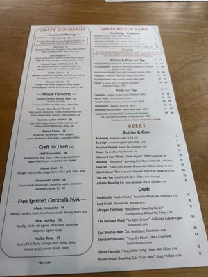 Menu photo 2 Scoma's Restaurant San Francisco, CA Menu photo 2 Scoma's Restaurant San Francisco, CA