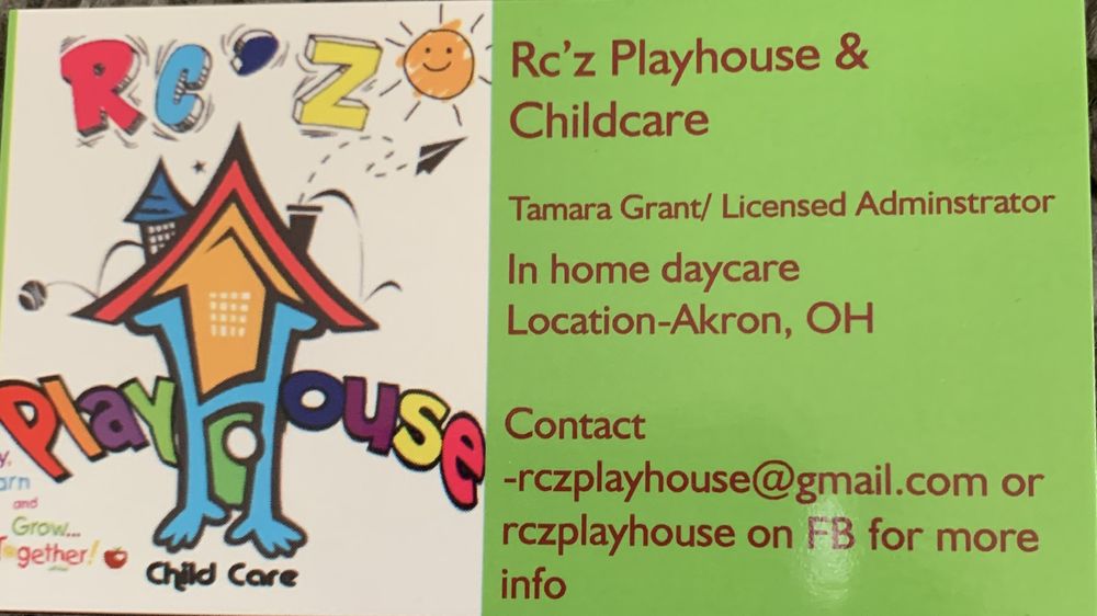 RC’Z PLAYHOUSE & CHILDCARE 877 Silvercrest Ave, Akron, Ohio Child