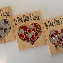 The Cornwall Trading Outpost - Love hearts by Stuart of J.S Wood