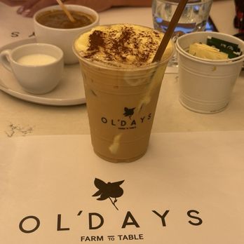 Ol' Days - Tiramisu Latte 16oz - Breakfast & Brunch Near Me - Tribeca, New York