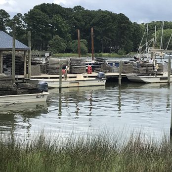 Merroir - Oysters being unloaded next to Merroir. - Seafood Near Me - Topping, Virginia