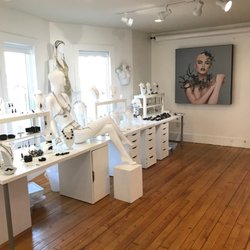 Jewelry and accessory display at the House of Cach Showroom
