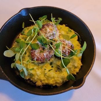 The Hook & Plow Bend - Scallops Risotto - New American Near Me - Bend, Oregon The Hook & Plow Bend - Scallops Risotto - New American Near Me - Bend, Oregon