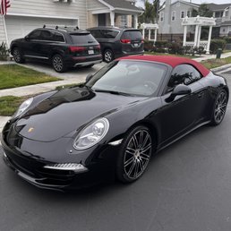 Cleaned Porsche.