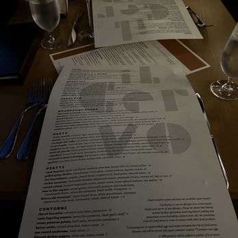 Il Cervo - When the menu is the size of the table! You know it's going to be a good night - Cocktail Bars Near Me - Milwaukee, Wisconsin Il Cervo - When the menu is the size of the table! You know it's going to be a good night - Cocktail Bars Near Me - Milwaukee, Wisconsin