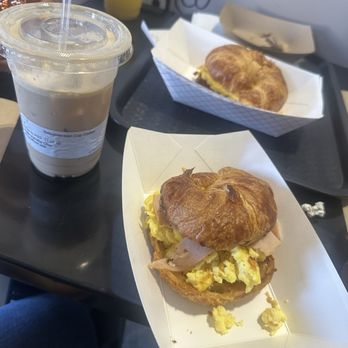 Resurrection Cup Coffee - Croissant sandwiches with smoked turkey, egg and cheese - Coffee & Tea Near Me - Fort Lauderdale, Florida Resurrection Cup Coffee - Croissant sandwiches with smoked turkey, egg and cheese - Coffee & Tea Near Me - Fort Lauderdale, Florida