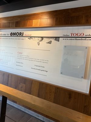 Menu photo 3 Onori Hand Roll Bar Temecula, CA