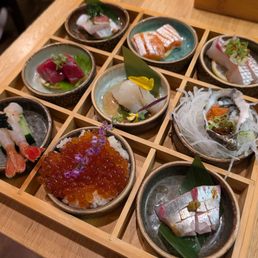 Omakase sashimi Omakase sashimi