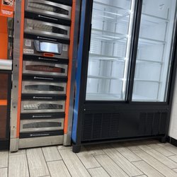 Little Caesars Pizza - EMPTY FRIDGE. NO COLD DRINKS.