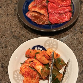 Han No Daidokoro - Kalbi, Flank Steak and Kimchi Trio - Barbeque Near Me - Honolulu, Hawaii Han No Daidokoro - Kalbi, Flank Steak and Kimchi Trio - Barbeque Near Me - Honolulu, Hawaii