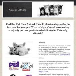 Cuddles Cat Care - www.cuddlescatcare.com