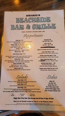 Menu photo 4 Ichabod's Bar & Grille Indialantic, FL Menu photo 4 Ichabod's Bar & Grille Indialantic, FL