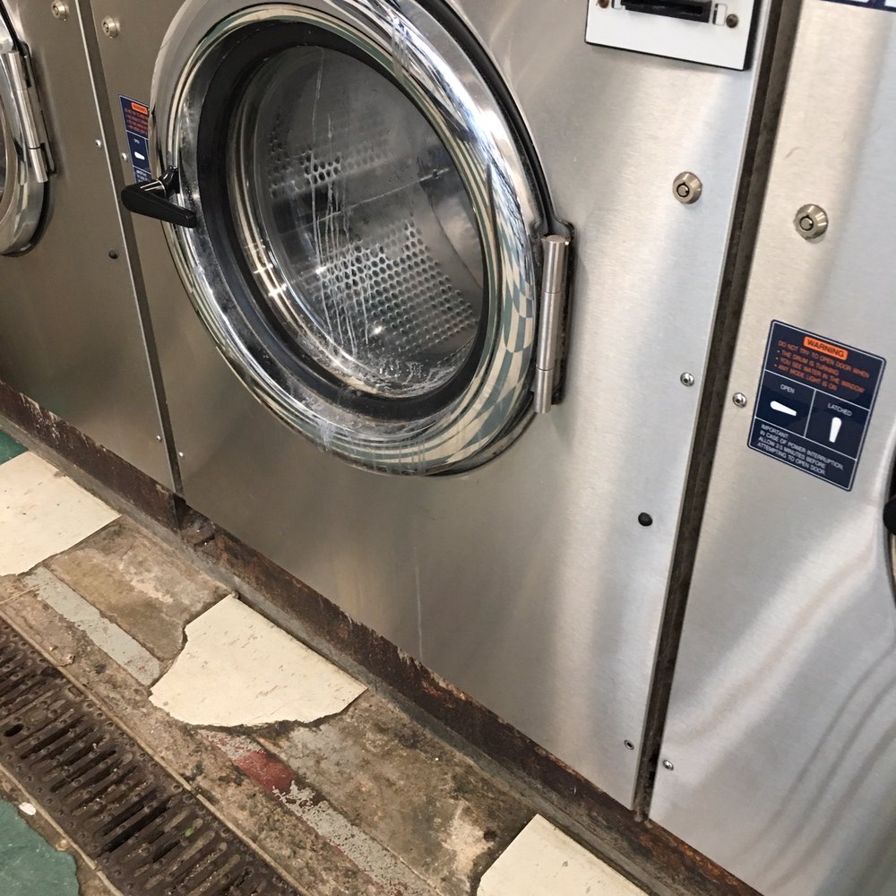 Pumpers Laundry - Look at the water damage. Chairs are broke. - Laundry Services Near Me - Greenville, South Carolina Pumpers Laundry - Look at the water damage. Chairs are broke. - Laundry Services Near Me - Greenville, South Carolina